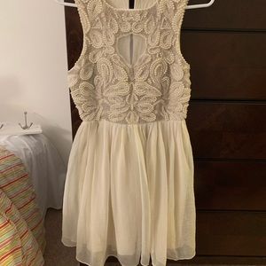 Cream colored dress
